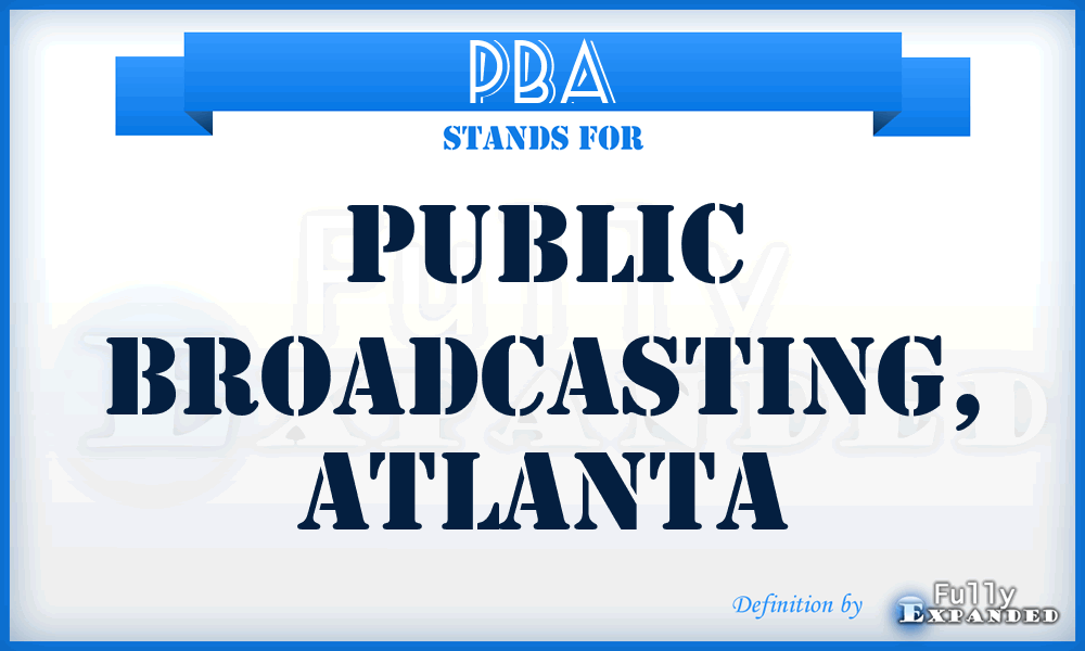 PBA - Public Broadcasting, Atlanta