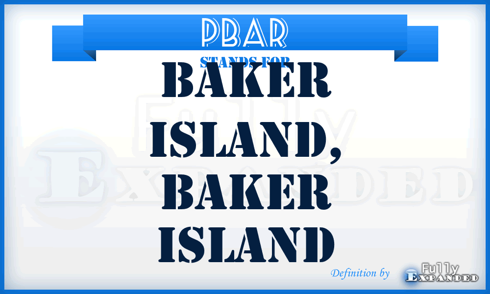 PBAR - Baker Island, Baker Island