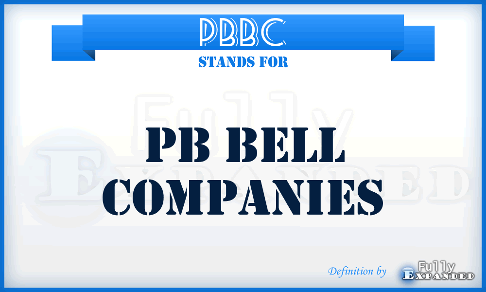 PBBC - PB Bell Companies