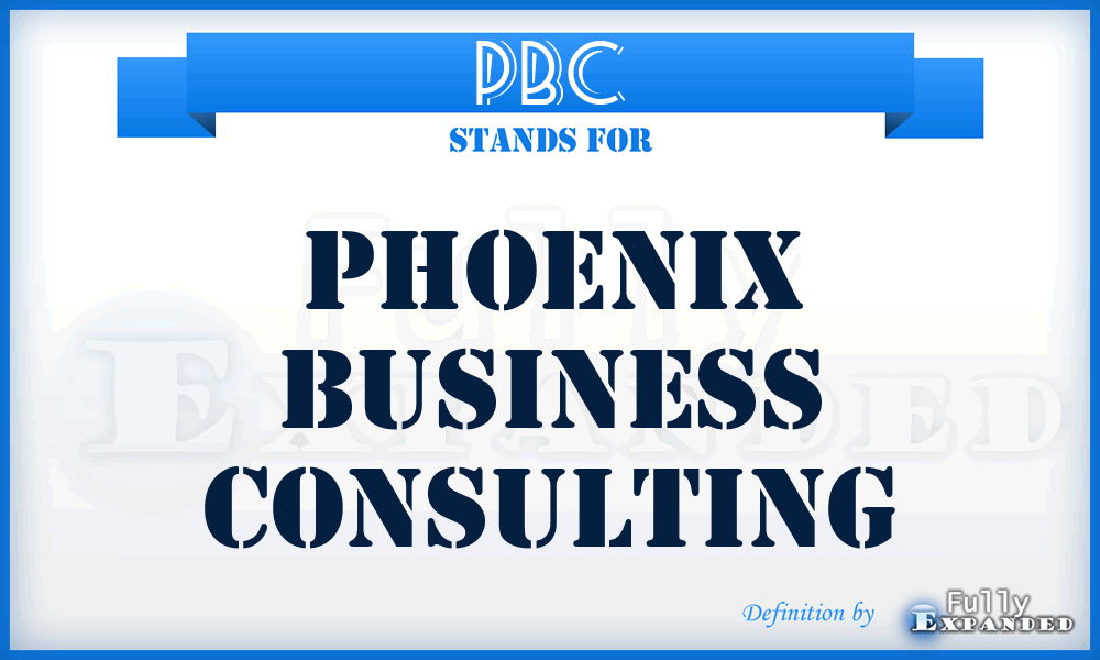 PBC - Phoenix Business Consulting