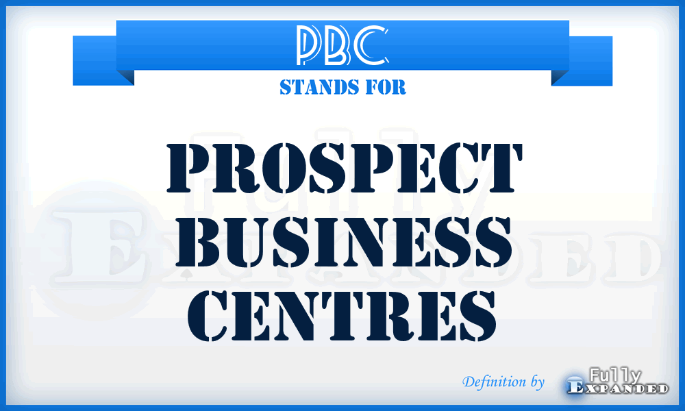 PBC - Prospect Business Centres