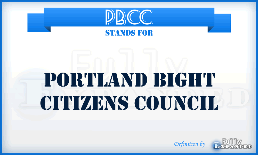 PBCC - Portland Bight Citizens Council