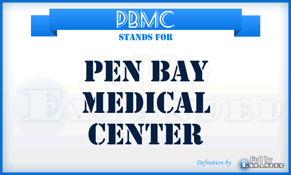 PBMC - Pen Bay Medical Center