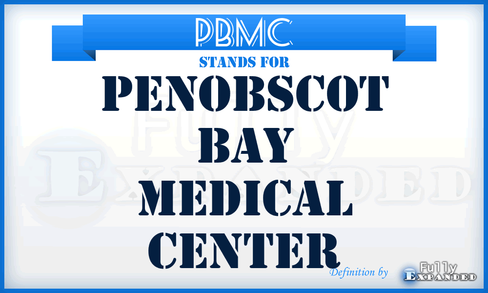 PBMC - Penobscot Bay Medical Center
