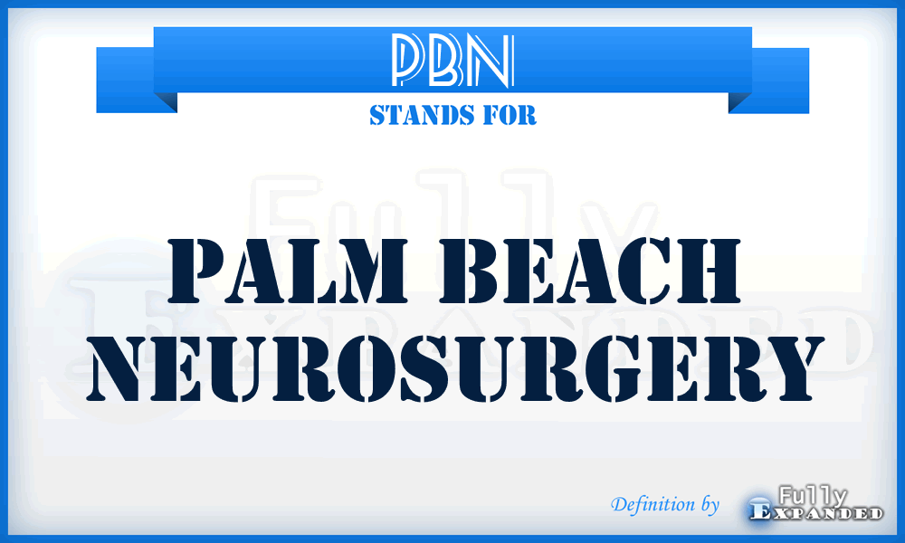 PBN - Palm Beach Neurosurgery