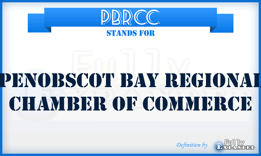 PBRCC - Penobscot Bay Regional Chamber of Commerce