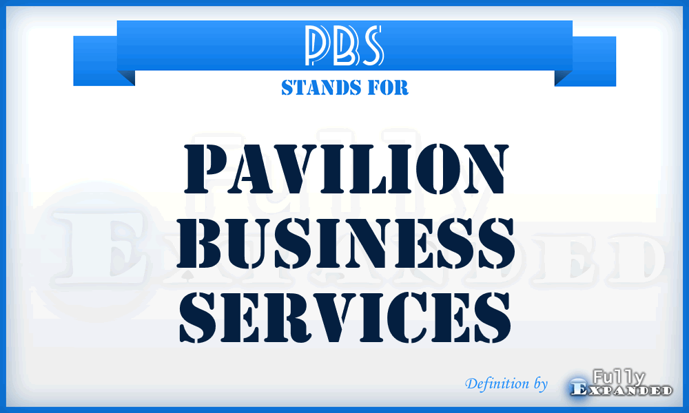 PBS - Pavilion Business Services