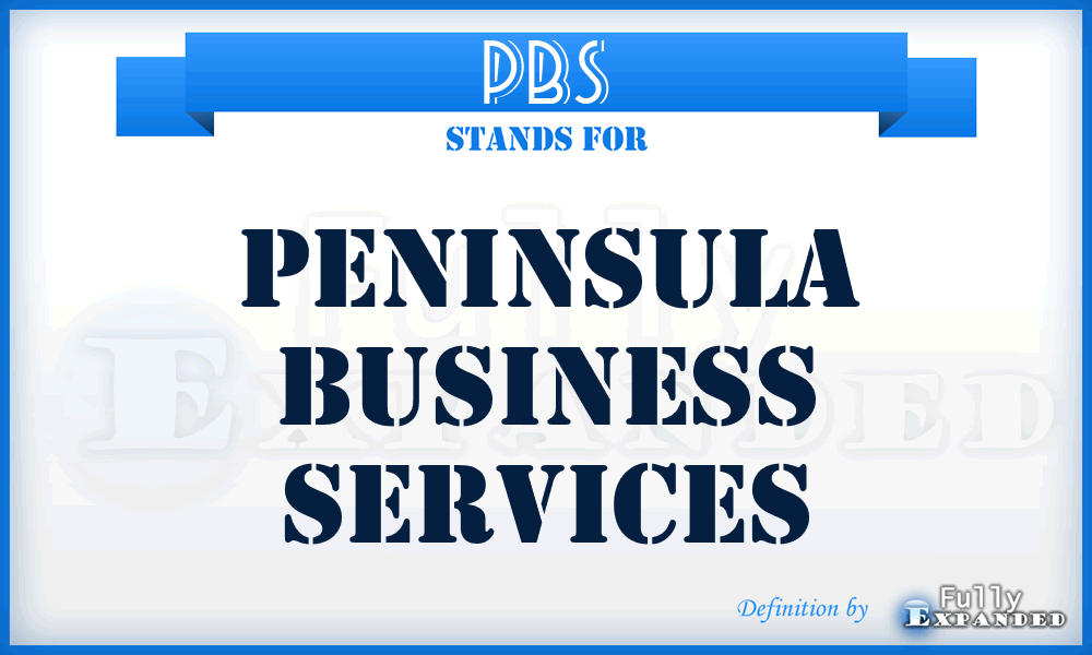 PBS - Peninsula Business Services