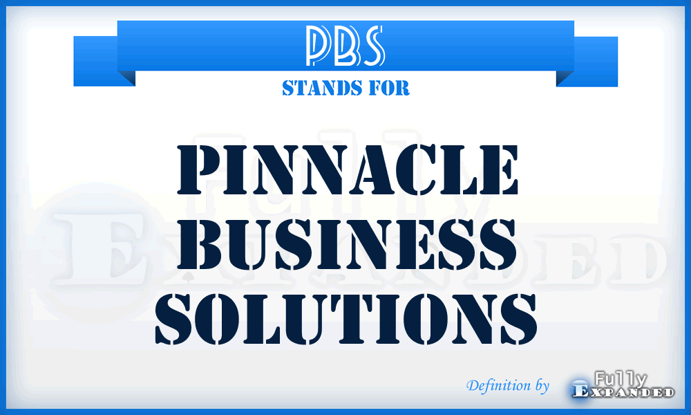 PBS - Pinnacle Business Solutions