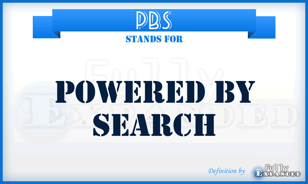 PBS - Powered By Search