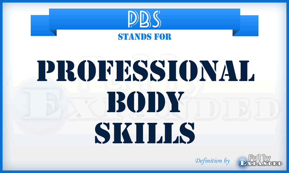 PBS - Professional Body Skills