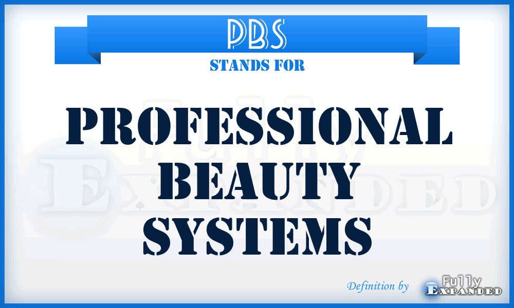 PBS - Professional Beauty Systems