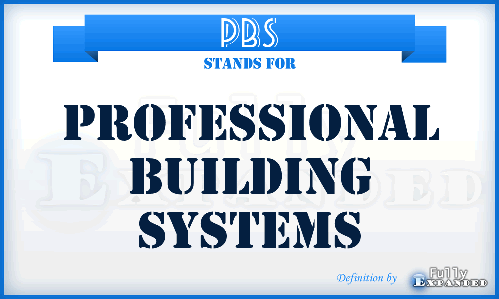 PBS - Professional Building Systems