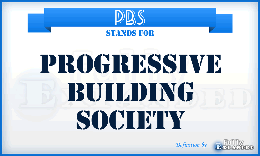 PBS - Progressive Building Society