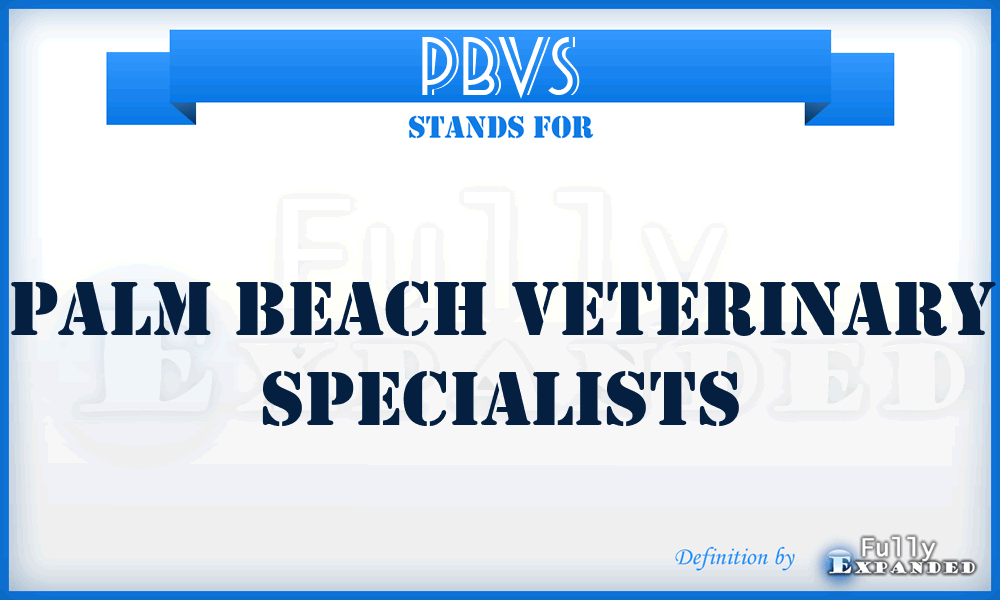 PBVS - Palm Beach Veterinary Specialists