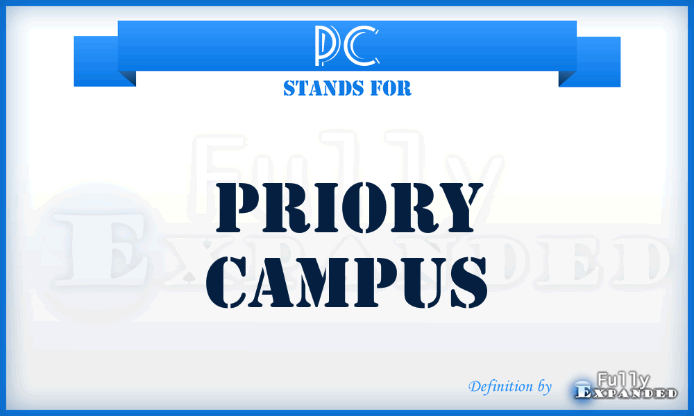 PC - Priory Campus