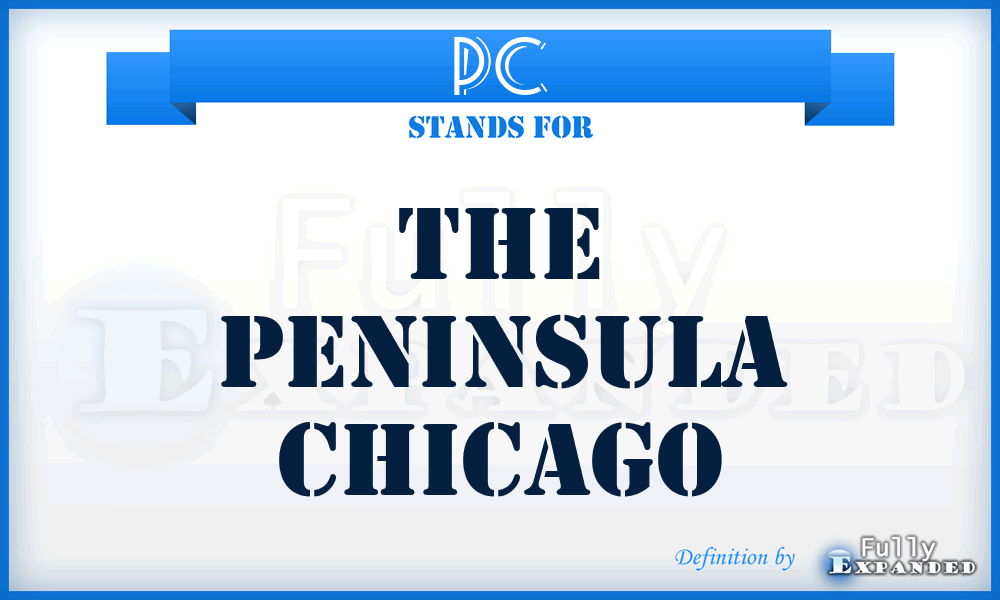 PC - The Peninsula Chicago