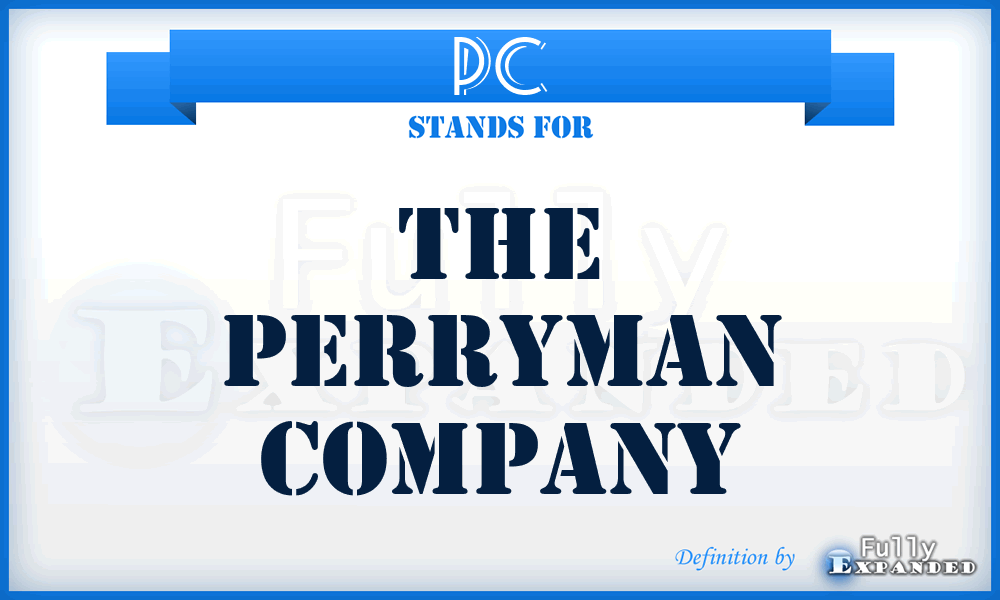 PC - The Perryman Company