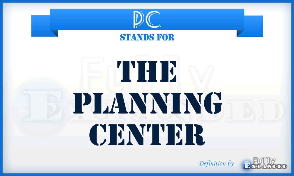 PC - The Planning Center