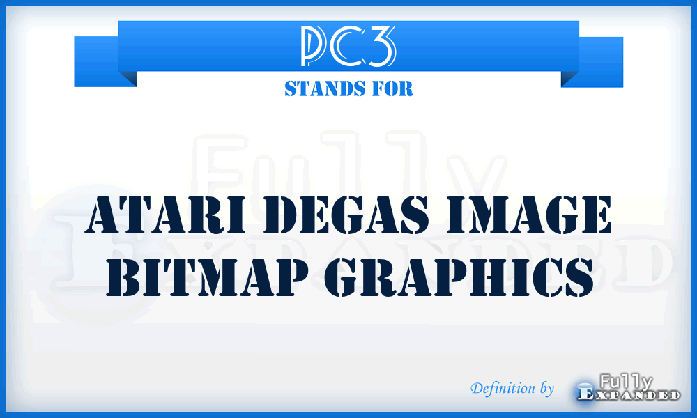 PC3 - Atari Degas Image Bitmap graphics