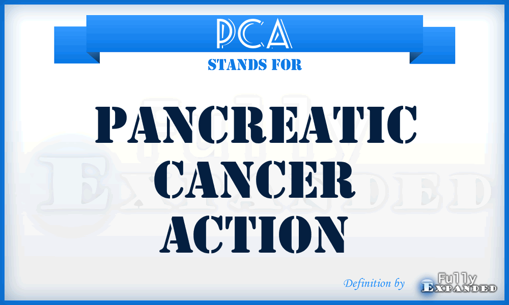 PCA - Pancreatic Cancer Action