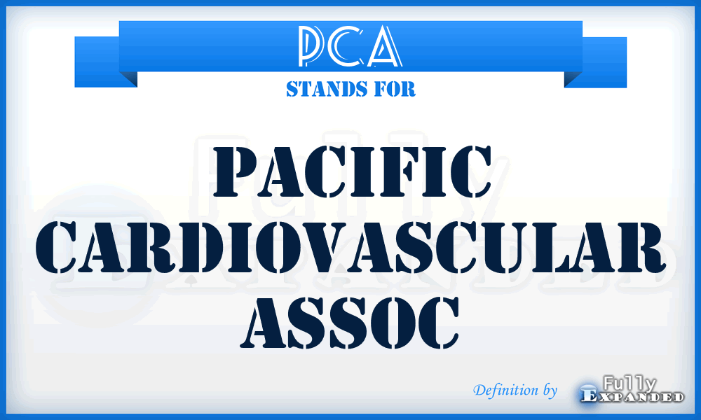 PCA - Pacific Cardiovascular Assoc