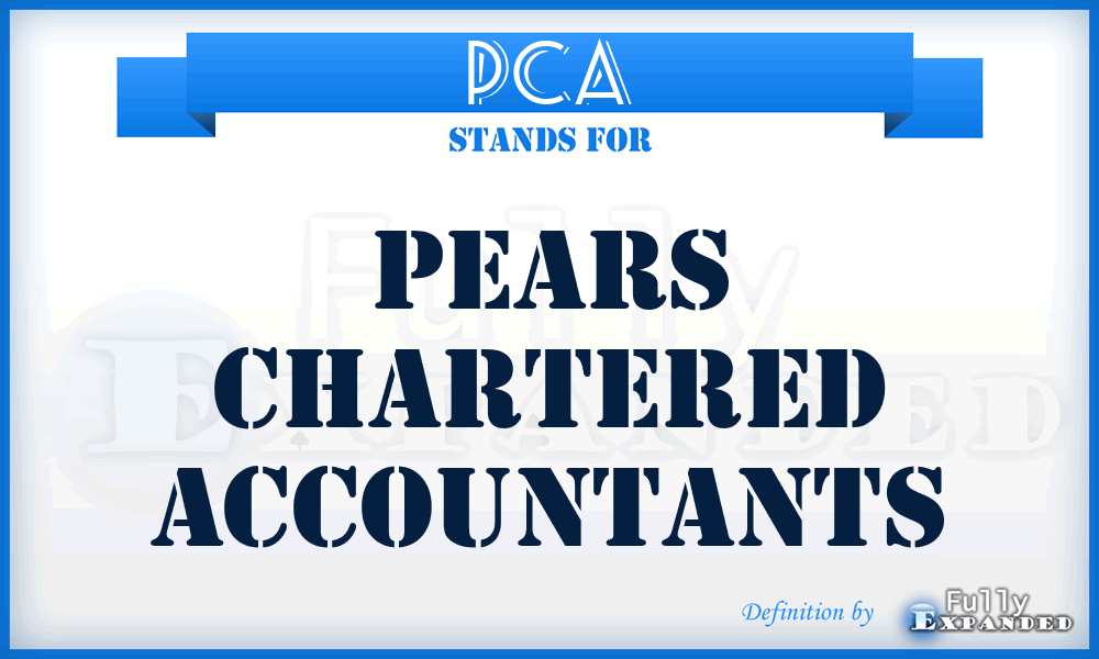 PCA - Pears Chartered Accountants