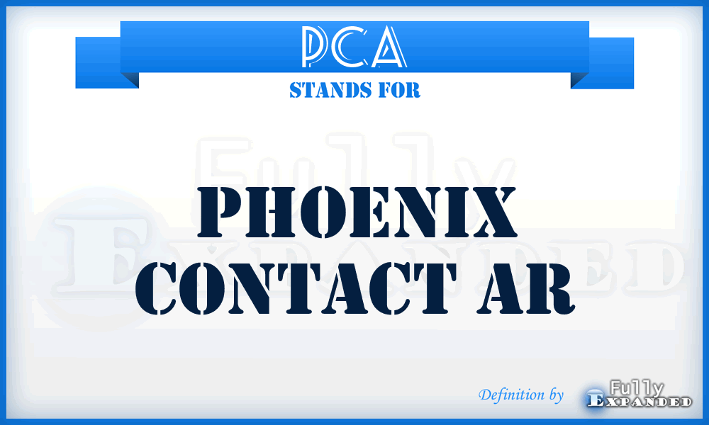 PCA - Phoenix Contact Ar