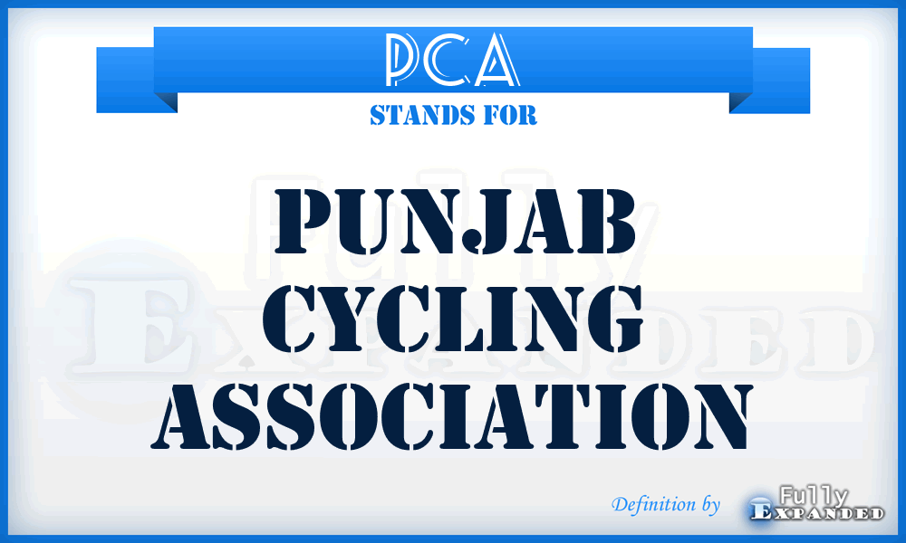 PCA - Punjab Cycling Association