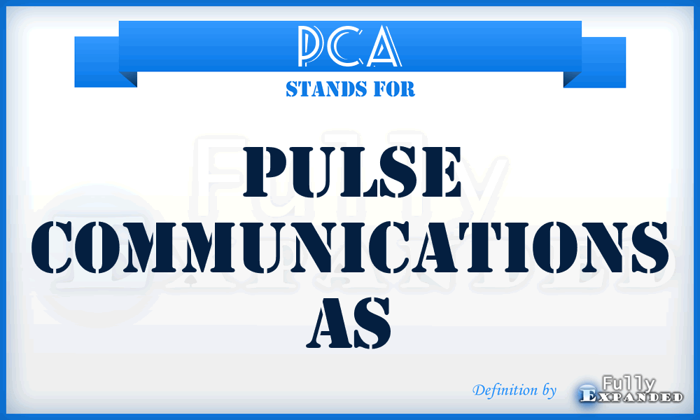 PCA - Pulse Communications As