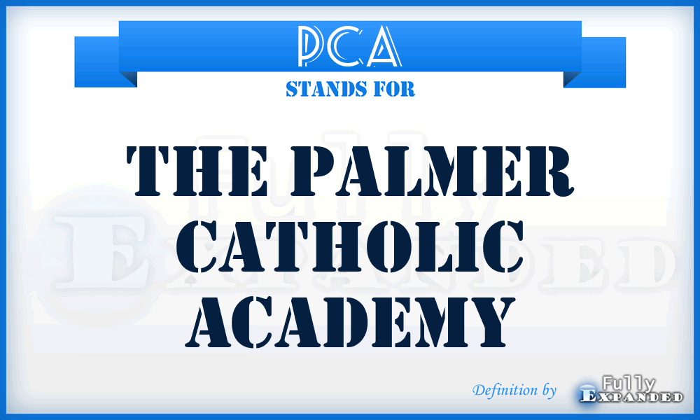 PCA - The Palmer Catholic Academy