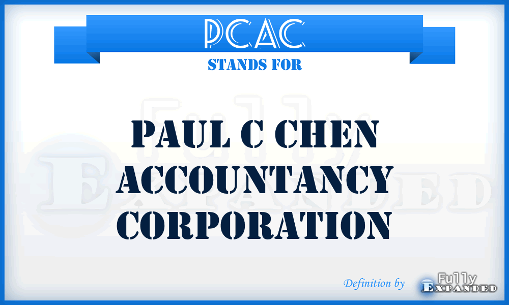 PCAC - Paul c Chen Accountancy Corporation
