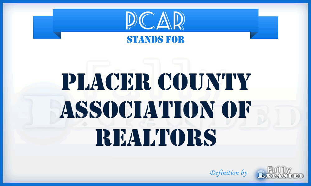 PCAR - Placer County Association of Realtors