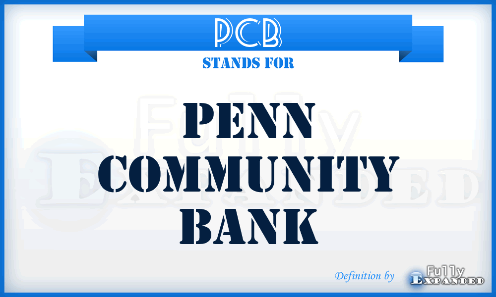 PCB - Penn Community Bank