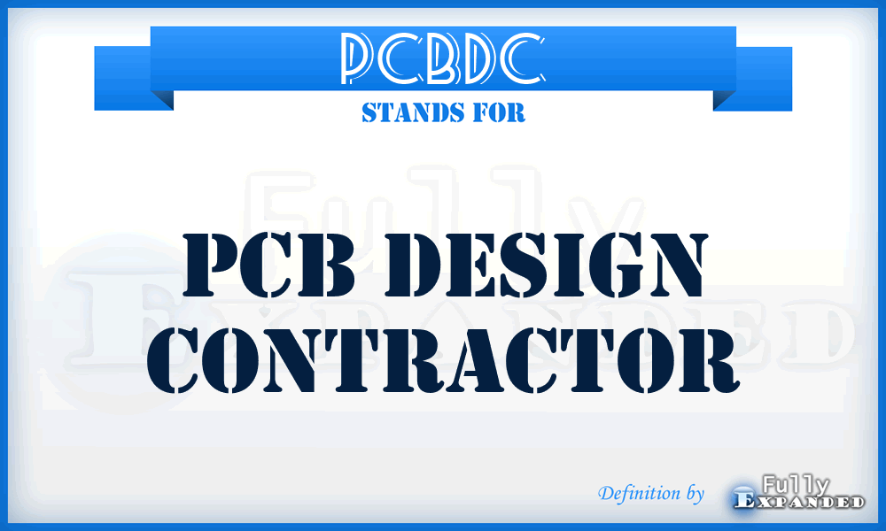 PCBDC - PCB Design Contractor