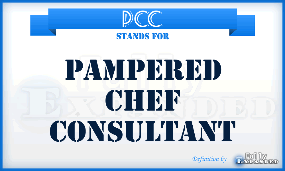 PCC - Pampered Chef Consultant