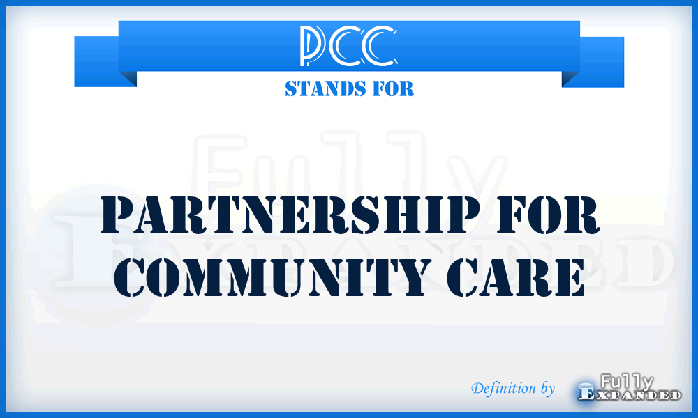 PCC - Partnership for Community Care