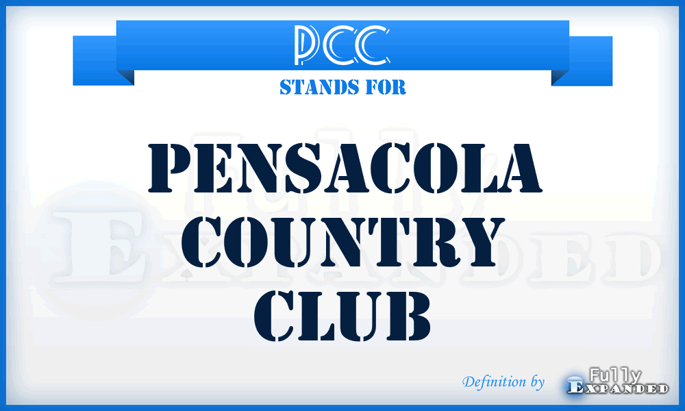 PCC - Pensacola Country Club