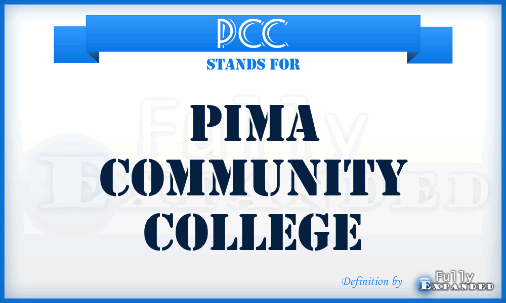 PCC - Pima Community College