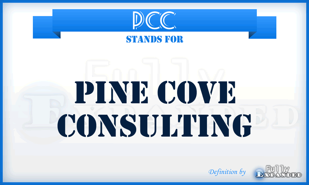 PCC - Pine Cove Consulting