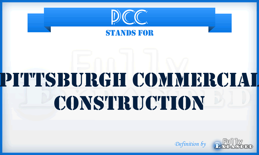 PCC - Pittsburgh Commercial Construction