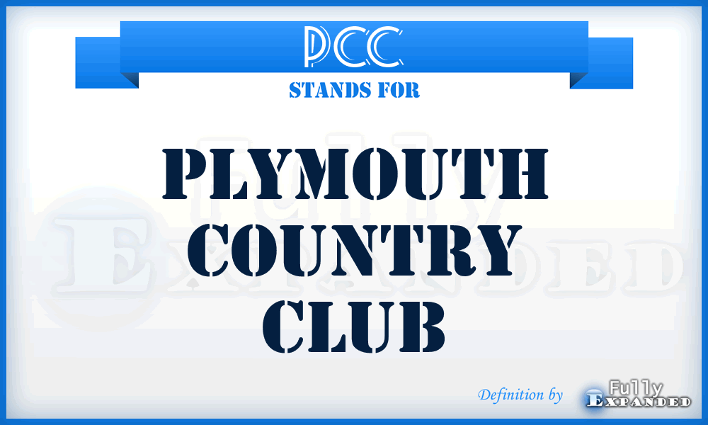 PCC - Plymouth Country Club
