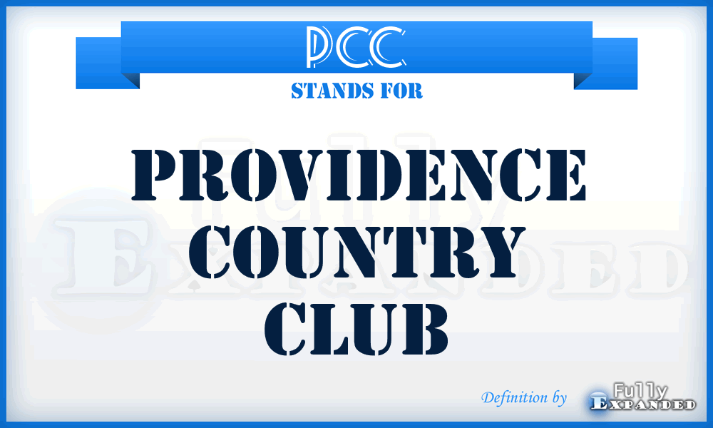 PCC - Providence Country Club