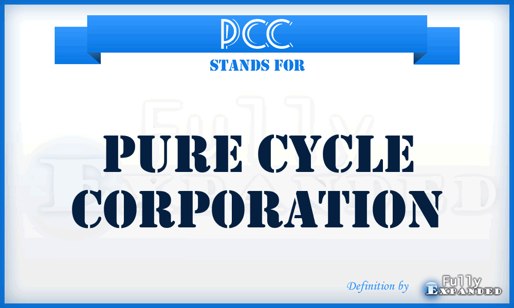 PCC - Pure Cycle Corporation