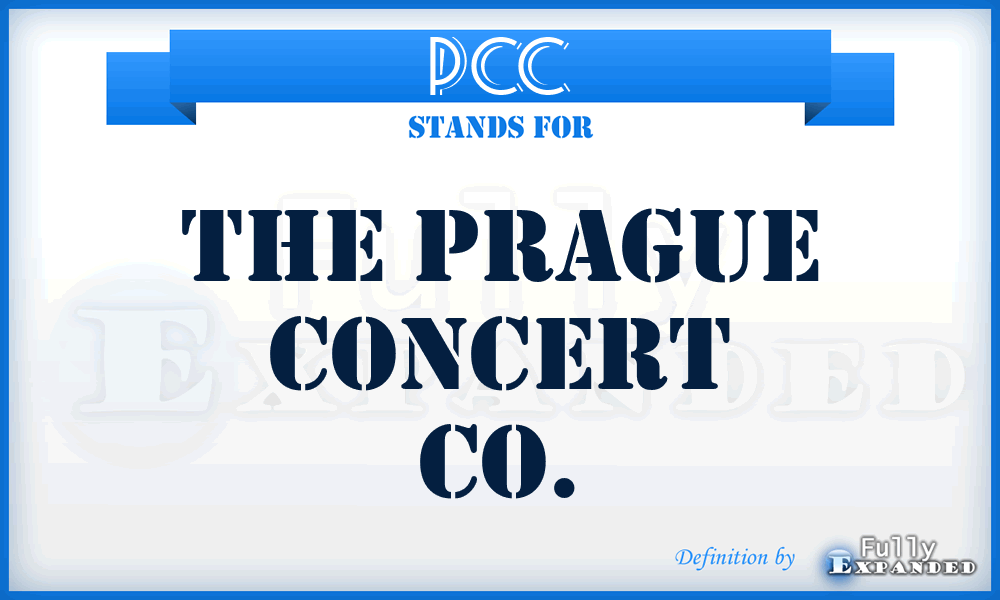 PCC - The Prague Concert Co.