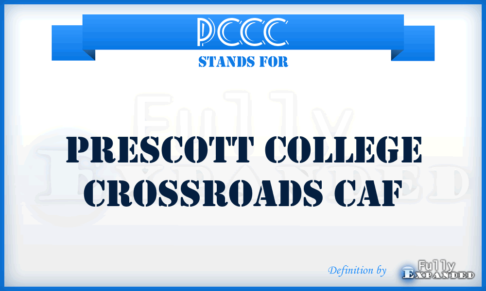 PCCC - Prescott College Crossroads Caf