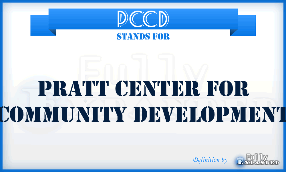 PCCD - Pratt Center for Community Development