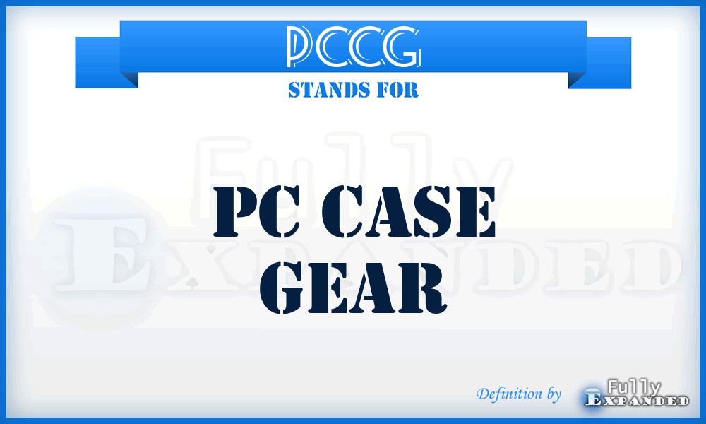 PCCG - PC Case Gear