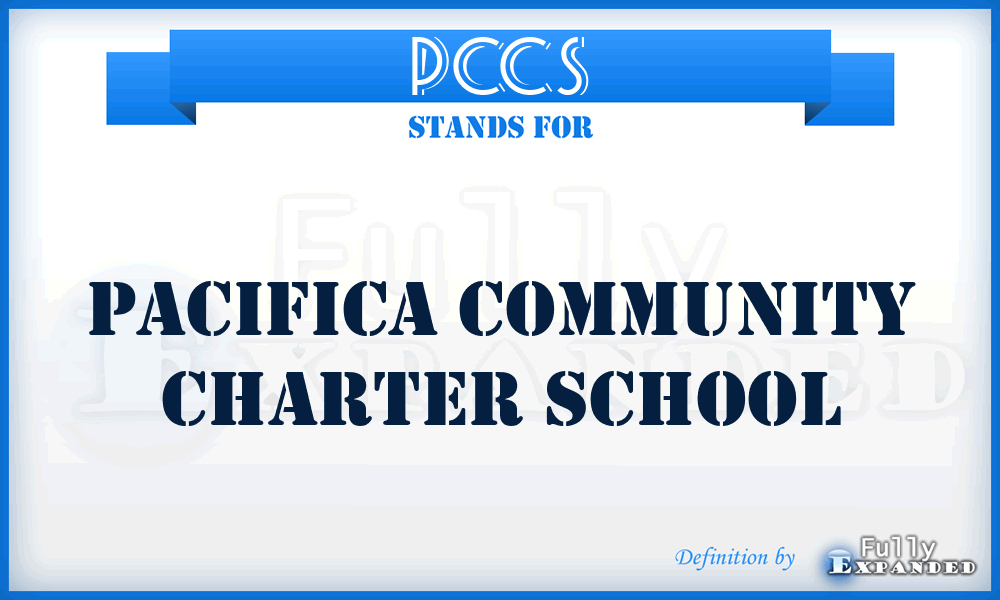 PCCS - Pacifica Community Charter School