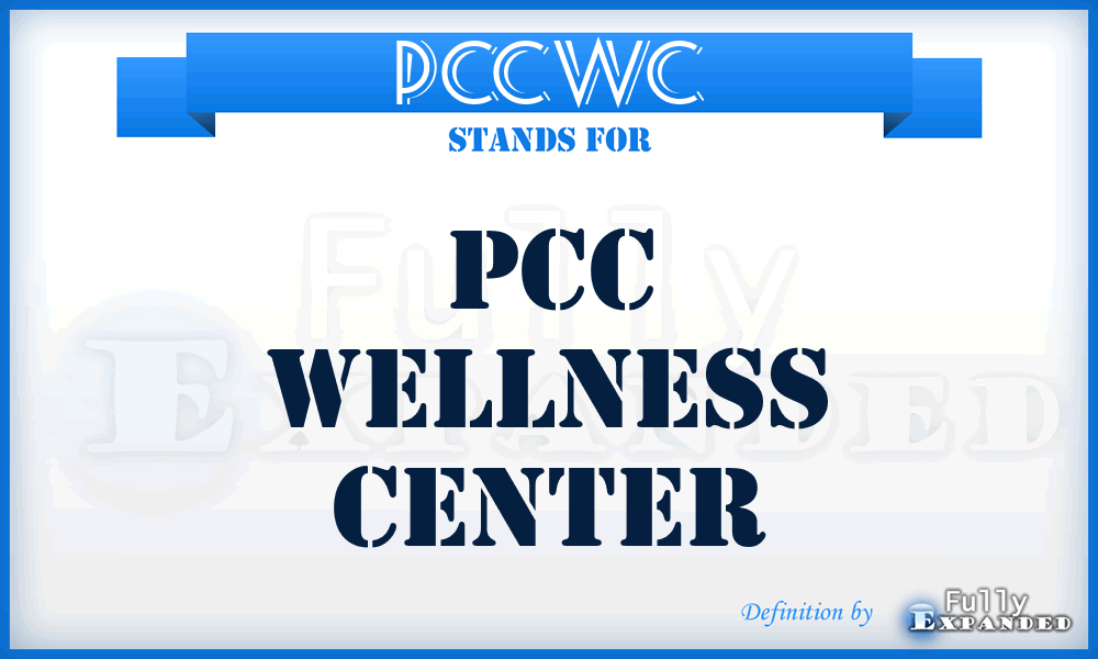 PCCWC - PCC Wellness Center